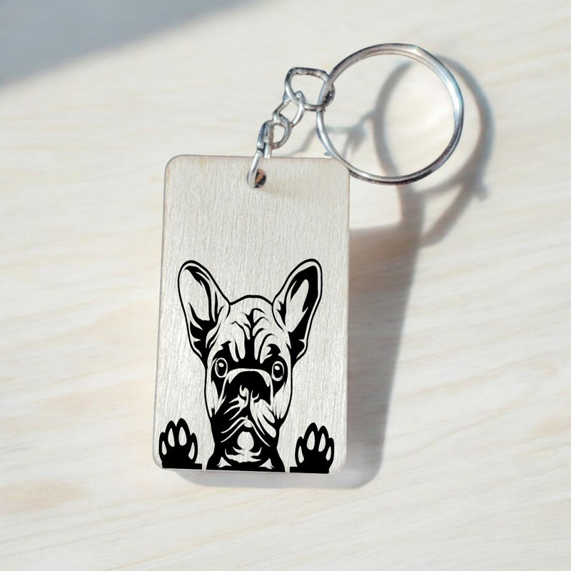 French Bulldog Keyring