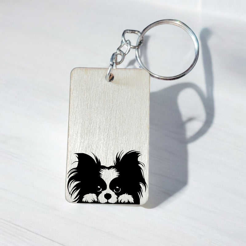 Japanese Spaniel Keyring