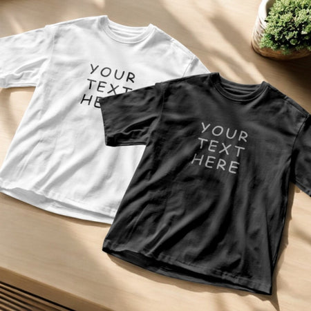 Personalised T-Shirt Set (White & Black)